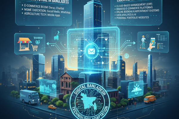 বাংলাদেশে ব্যবসায়িক ভবিষ্যৎ: টেকনোলজির অ্যাডাপশনে সাফল্যের চাবিকাঠি